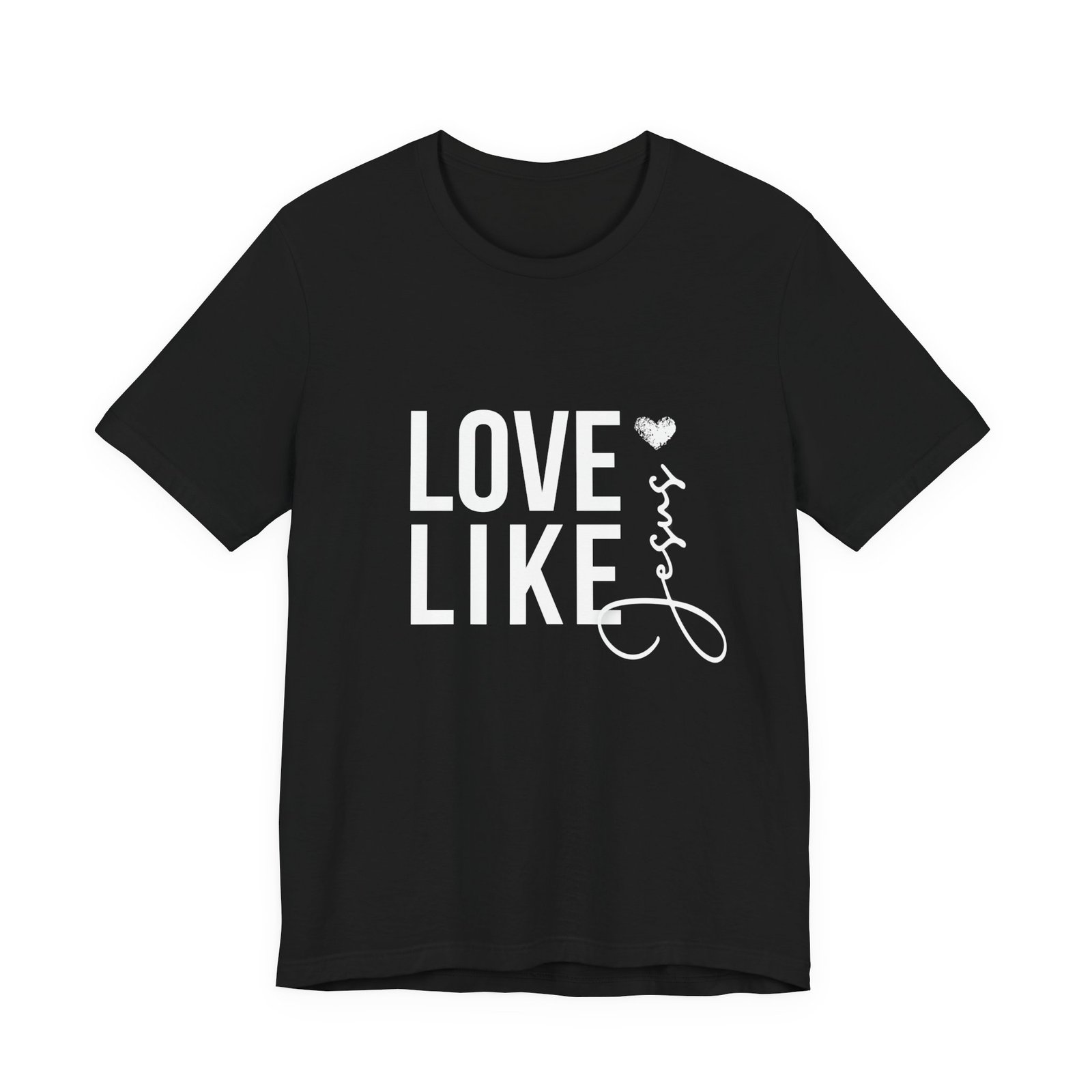 Love Like Jesus Shirt - Bella Canvas Unisex Christian T-Shirt, Faith Graphic Tee, Inspirational Bible Verse Shirt - Image 3