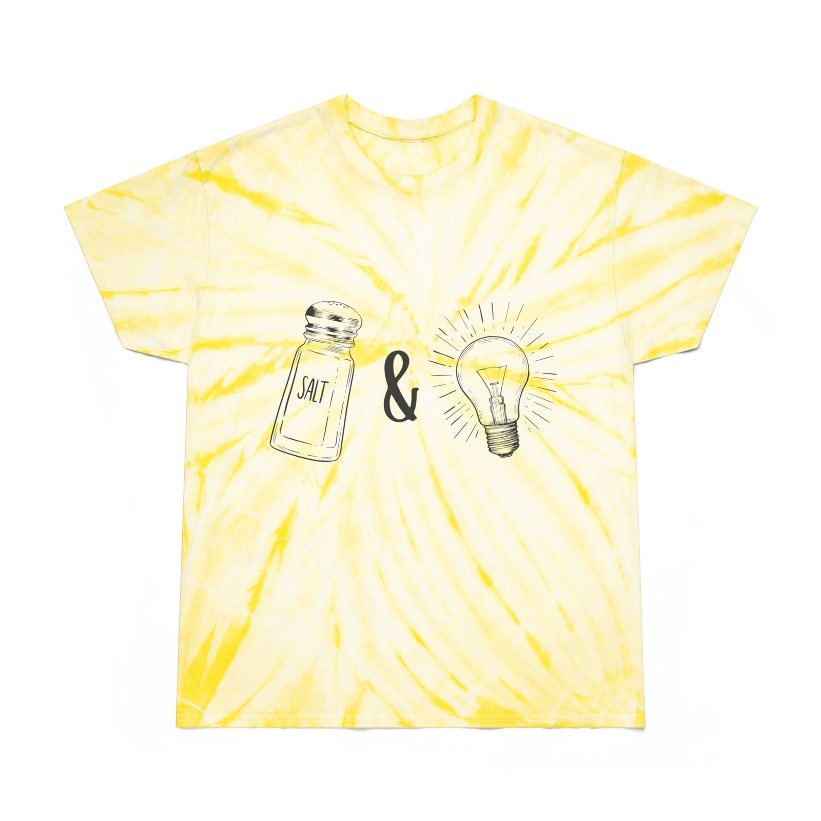 Salt and Light Shirt - Gildan Unisex Tie-Dye Christian T-Shirt, Matthew 5:13-14 Bible Verse Graphic Tee, Faith Inspired Gift