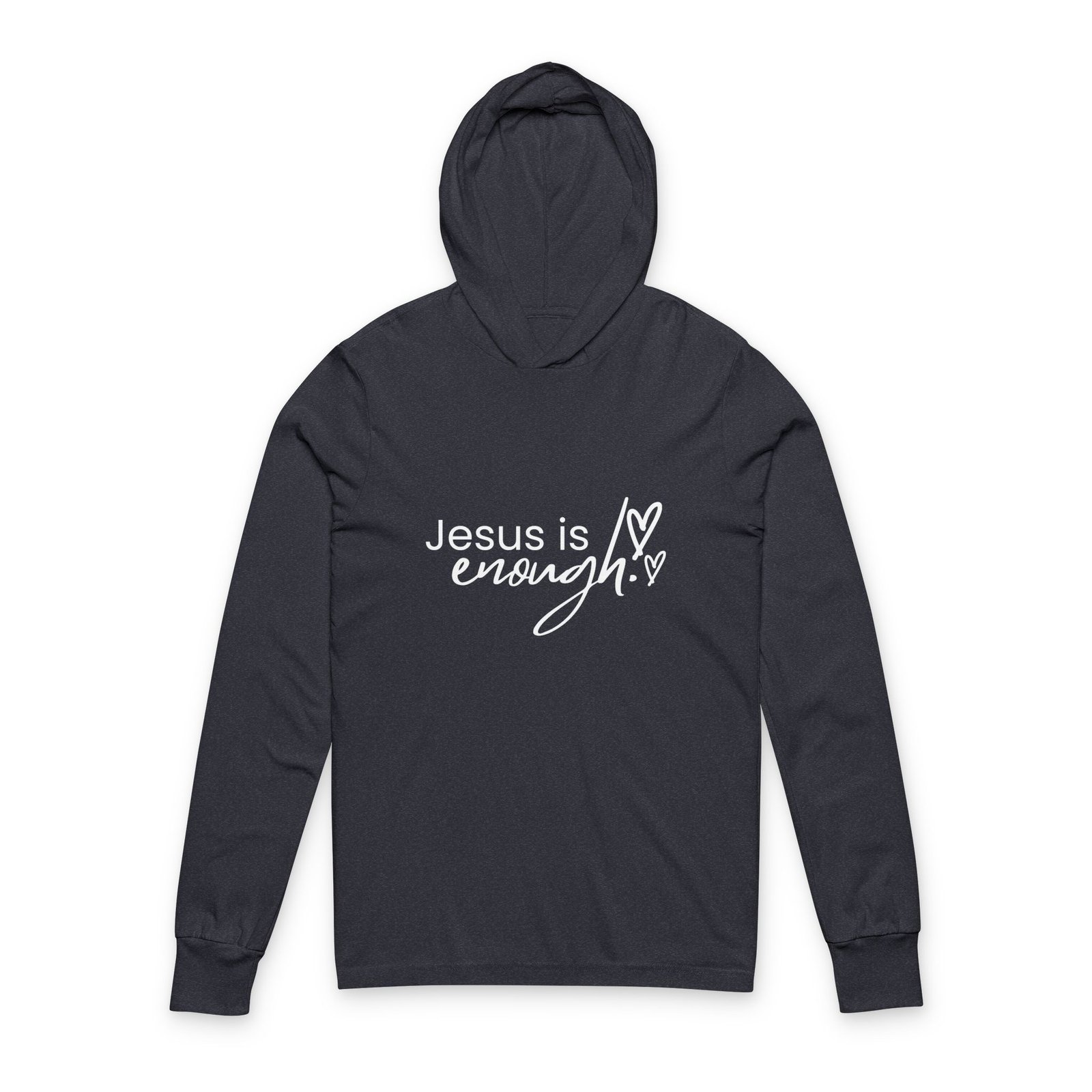 Jesus Is Enough Hoodie- Bella Canvas Unisex Christian Hoodie, Faith Inspired Graphic Sweatshirt, Bible Verse Apparel - Image 5