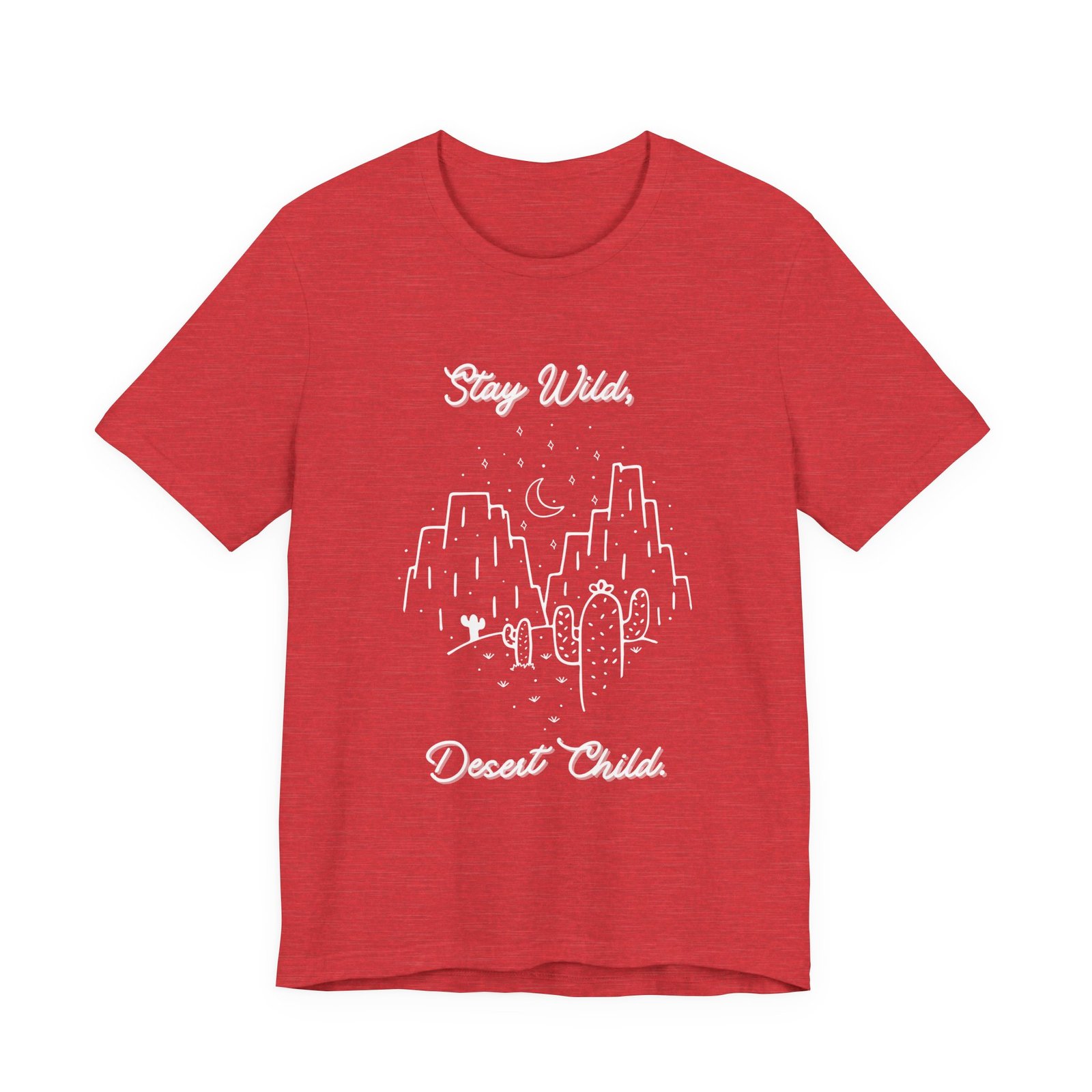 Stay Wild Desert Child Shirt - Bella Canvas Unisex T-Shirt, Boho Western Graphic Tee, Adventure Desert Vibes Apparel - Image 17