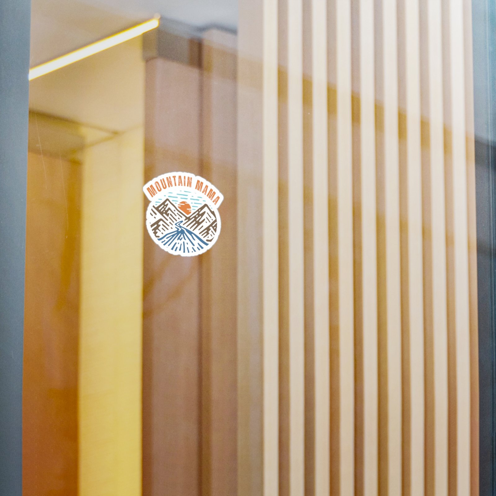 Mountain Mama Sticker - Waterproof Vinyl Decal with Mountains,, Outdoorsy Nature Lover Gift, Adventure Laptop Water Bottle Sticker - Image 2