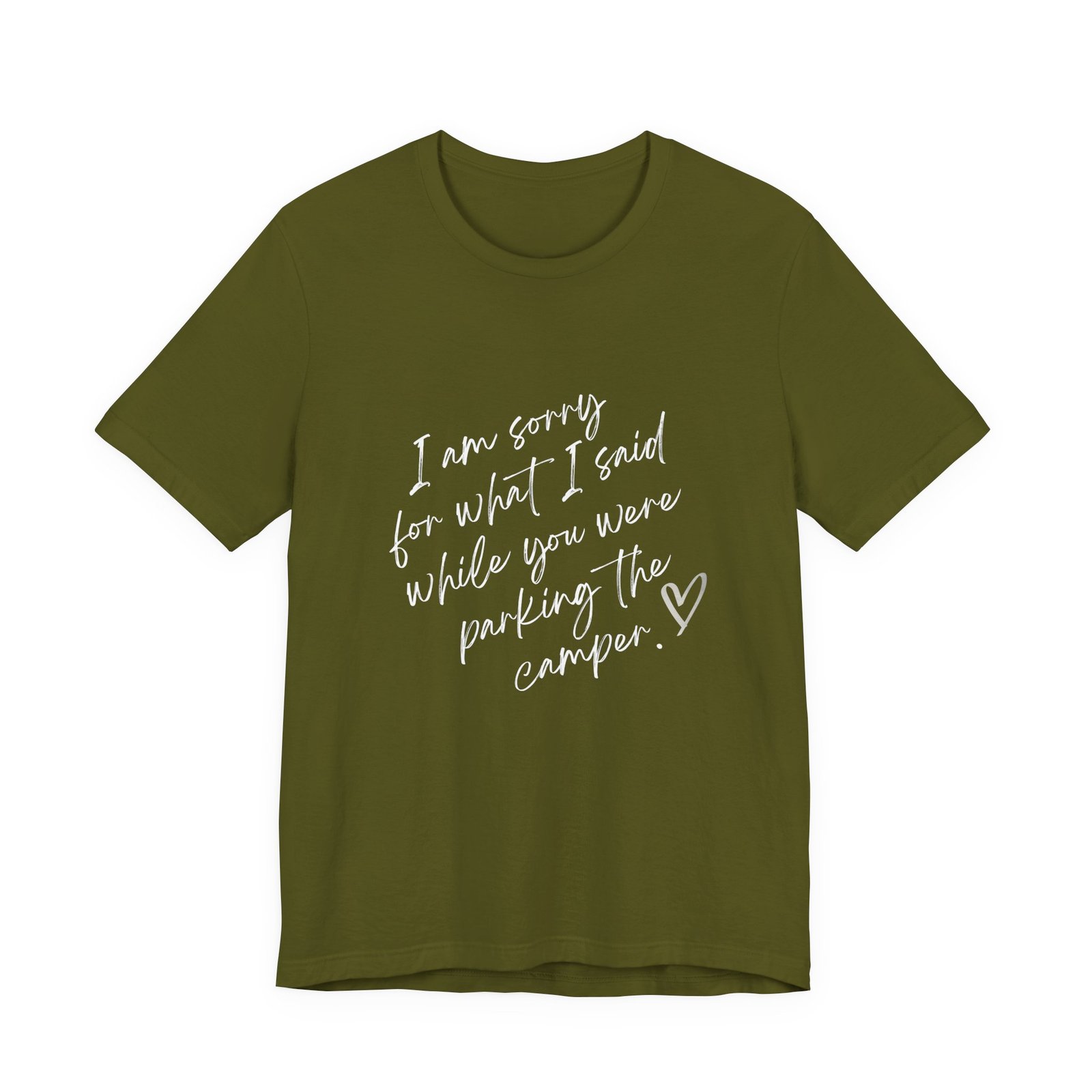 I'm Sorry for What I Said While You Were Parking the Camper (WIFE) Shirt - Bella Canvas Unisex Camping T-Shirt, Funny RV Life Tee - Image 6