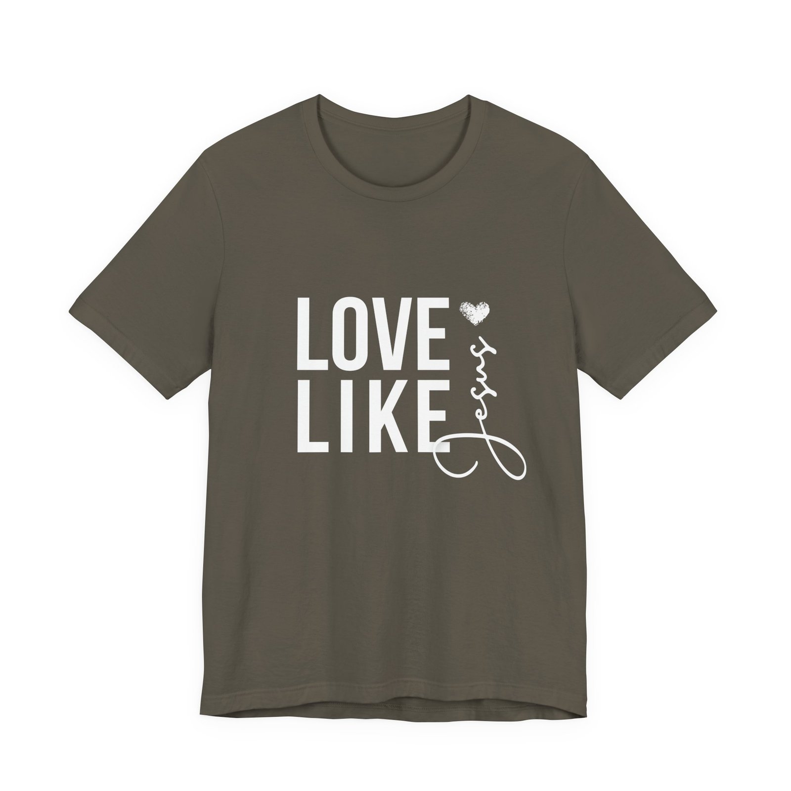 Love Like Jesus Shirt - Bella Canvas Unisex Christian T-Shirt, Faith Graphic Tee, Inspirational Bible Verse Shirt - Image 6