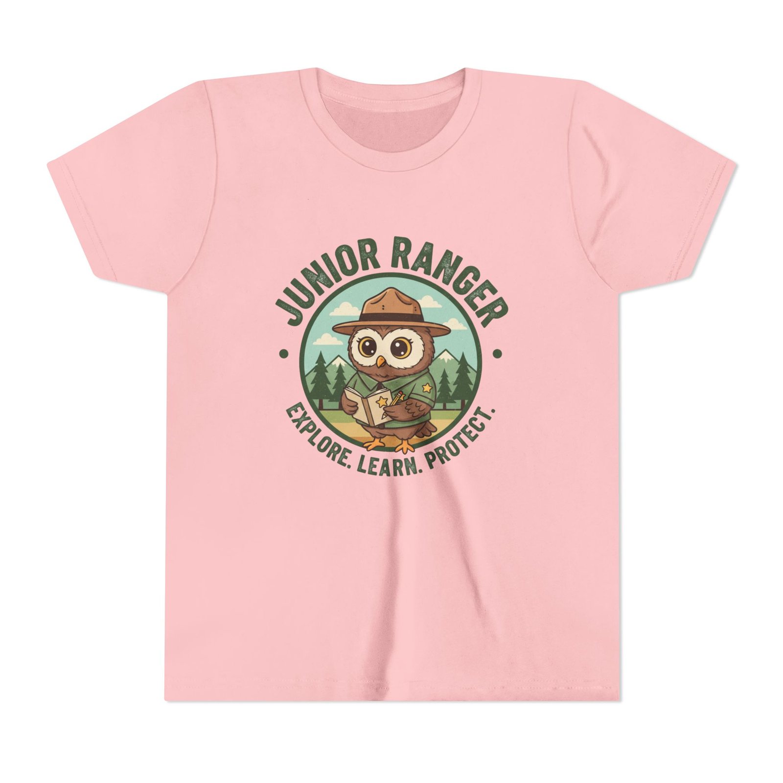Junior Ranger Explore Learn Protect Youth T-Shirt - National Parks Kids Tee, Adventure Nature Shirt for Young Explorers - Image 9