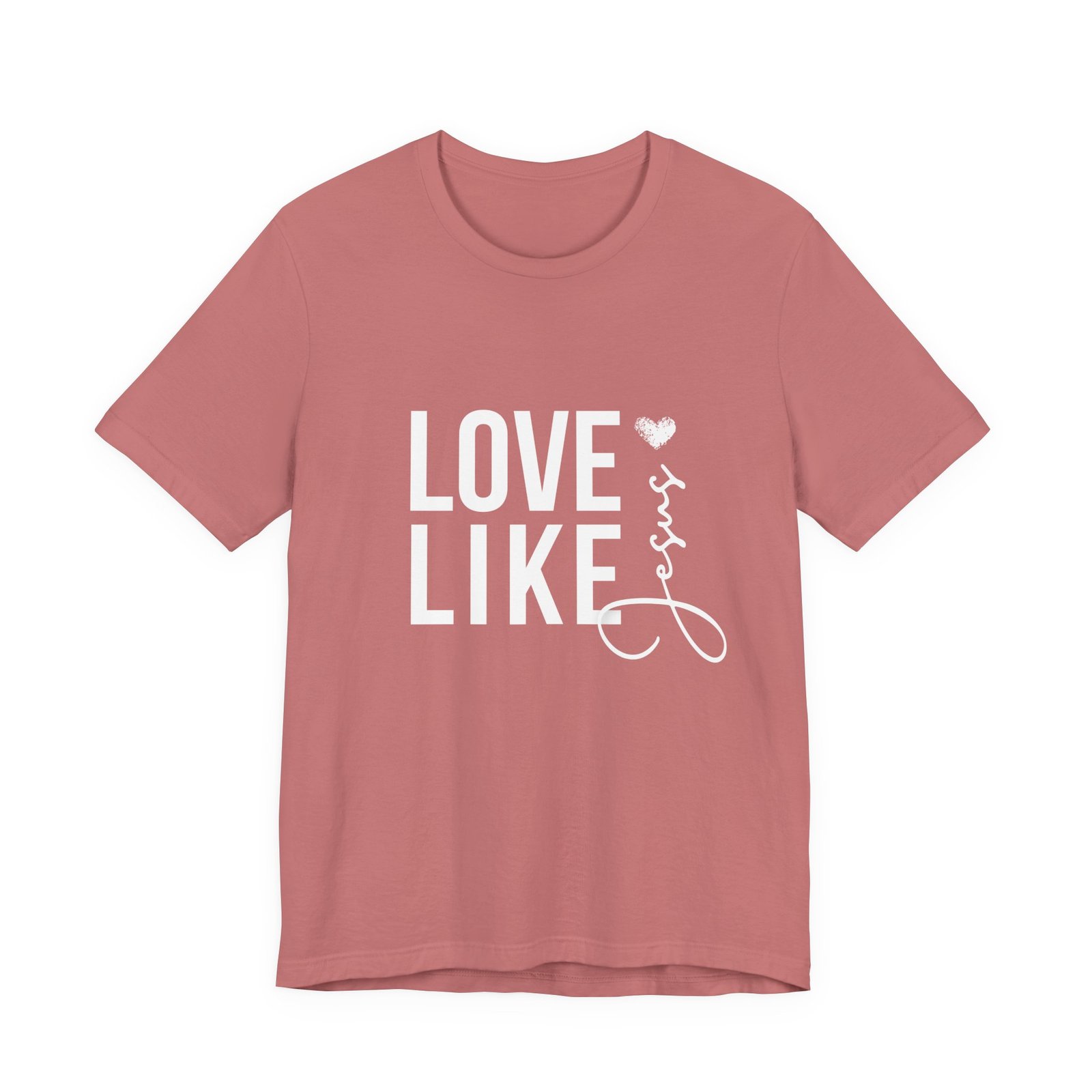 Love Like Jesus Shirt - Bella Canvas Unisex Christian T-Shirt, Faith Graphic Tee, Inspirational Bible Verse Shirt - Image 2