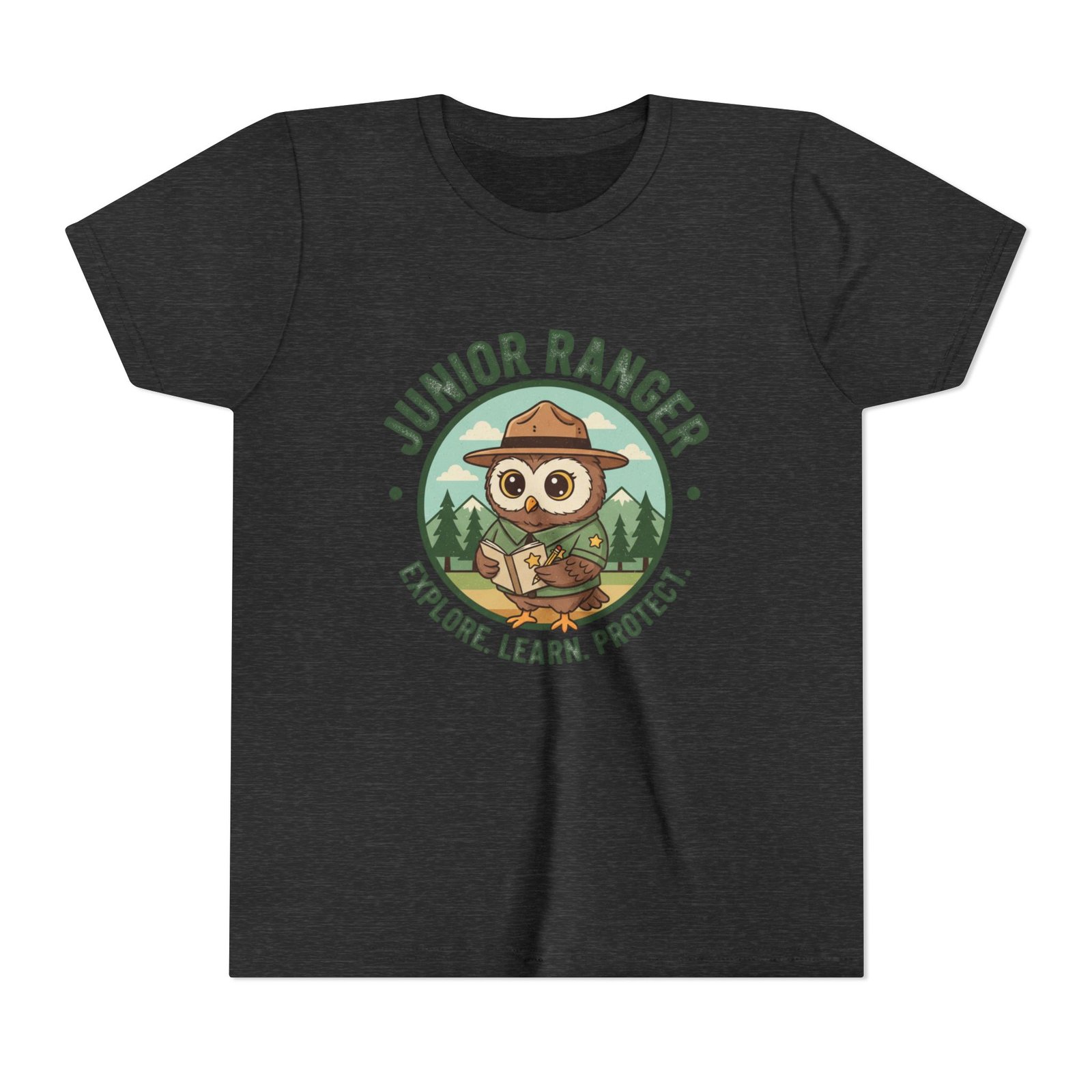 Junior Ranger Explore Learn Protect Youth T-Shirt - National Parks Kids Tee, Adventure Nature Shirt for Young Explorers - Image 6