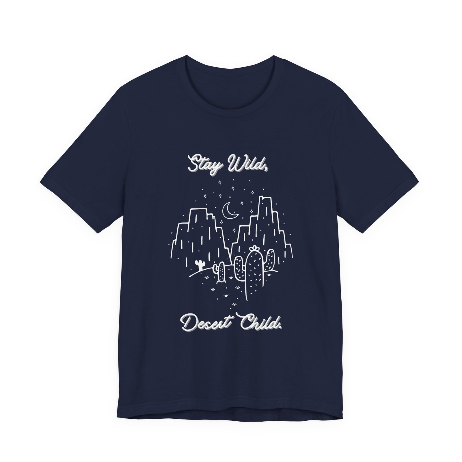 Stay Wild Desert Child Shirt - Bella Canvas Unisex T-Shirt, Boho Western Graphic Tee, Adventure Desert Vibes Apparel - Image 14