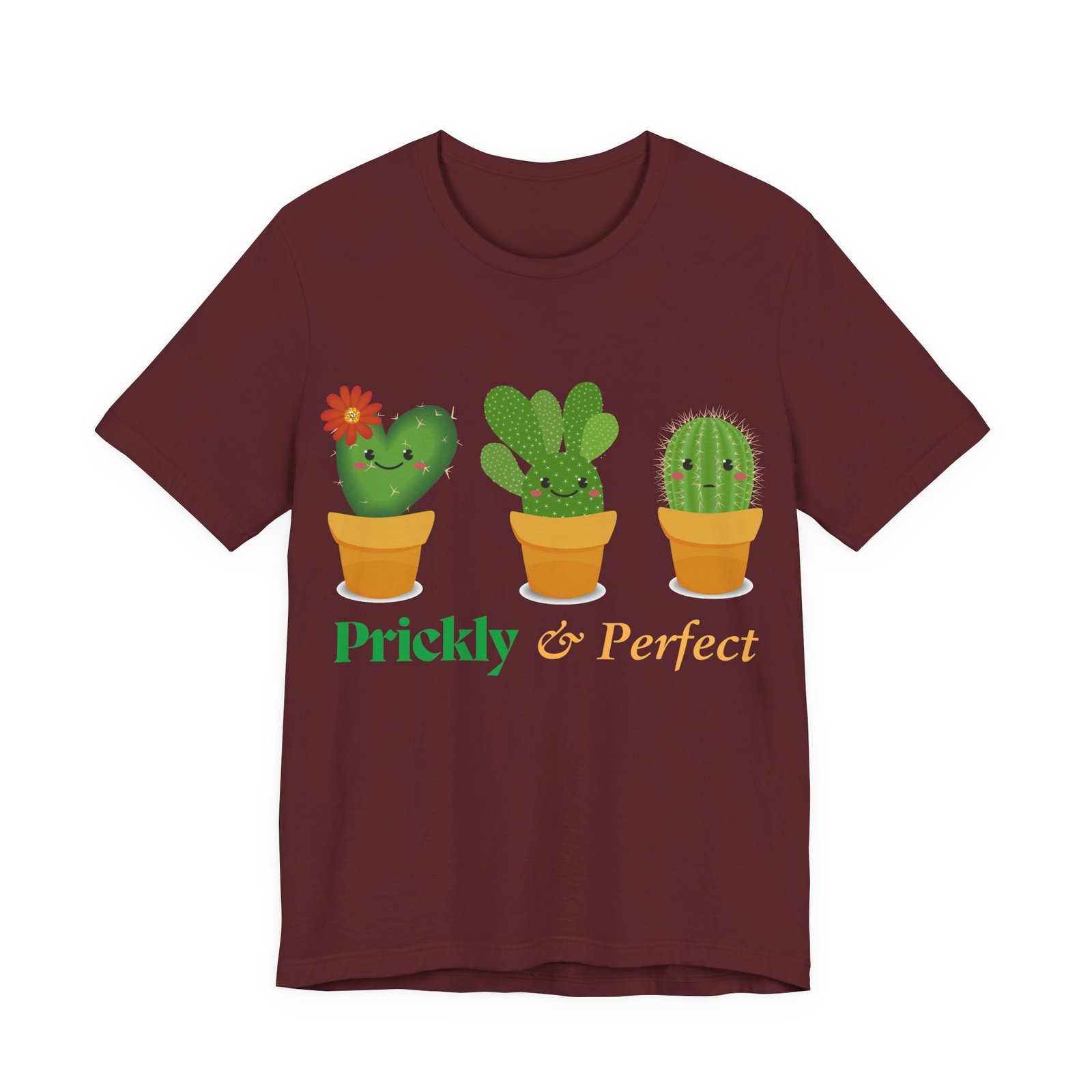 Cute Cactus Unisex Tee - Prickly & Perfect, Gift for Plant Lovers, Casual Wear, Summer Style, Gardening Gift, Eco-Friendly Fashion - Image 11