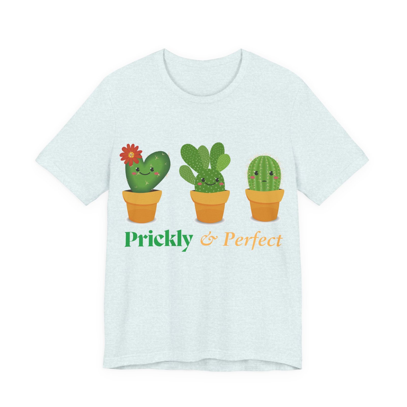 Cute Cactus Unisex Tee - Prickly & Perfect, Gift for Plant Lovers, Casual Wear, Summer Style, Gardening Gift, Eco-Friendly Fashion - Image 8