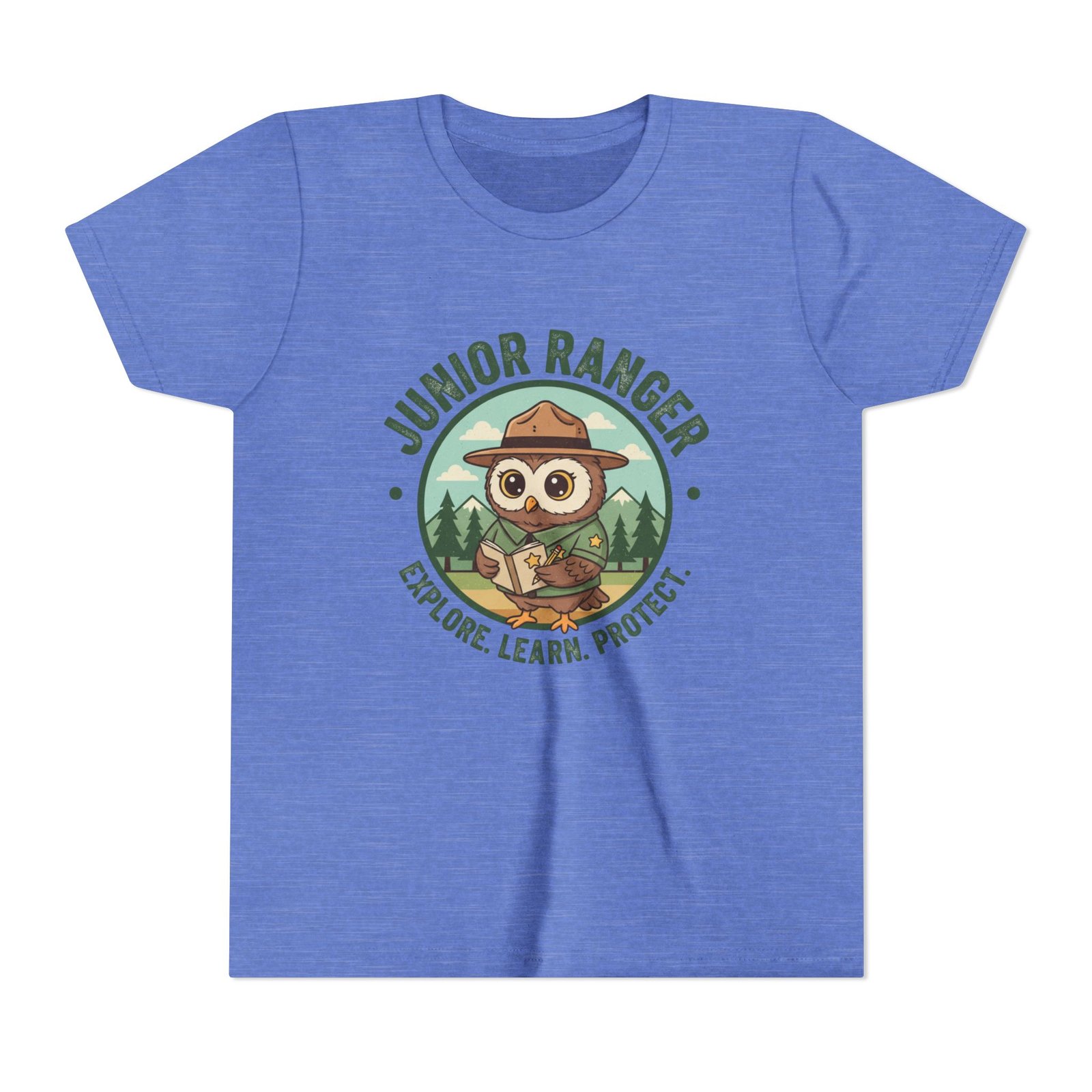 Junior Ranger Explore Learn Protect Youth T-Shirt - National Parks Kids Tee, Adventure Nature Shirt for Young Explorers - Image 5