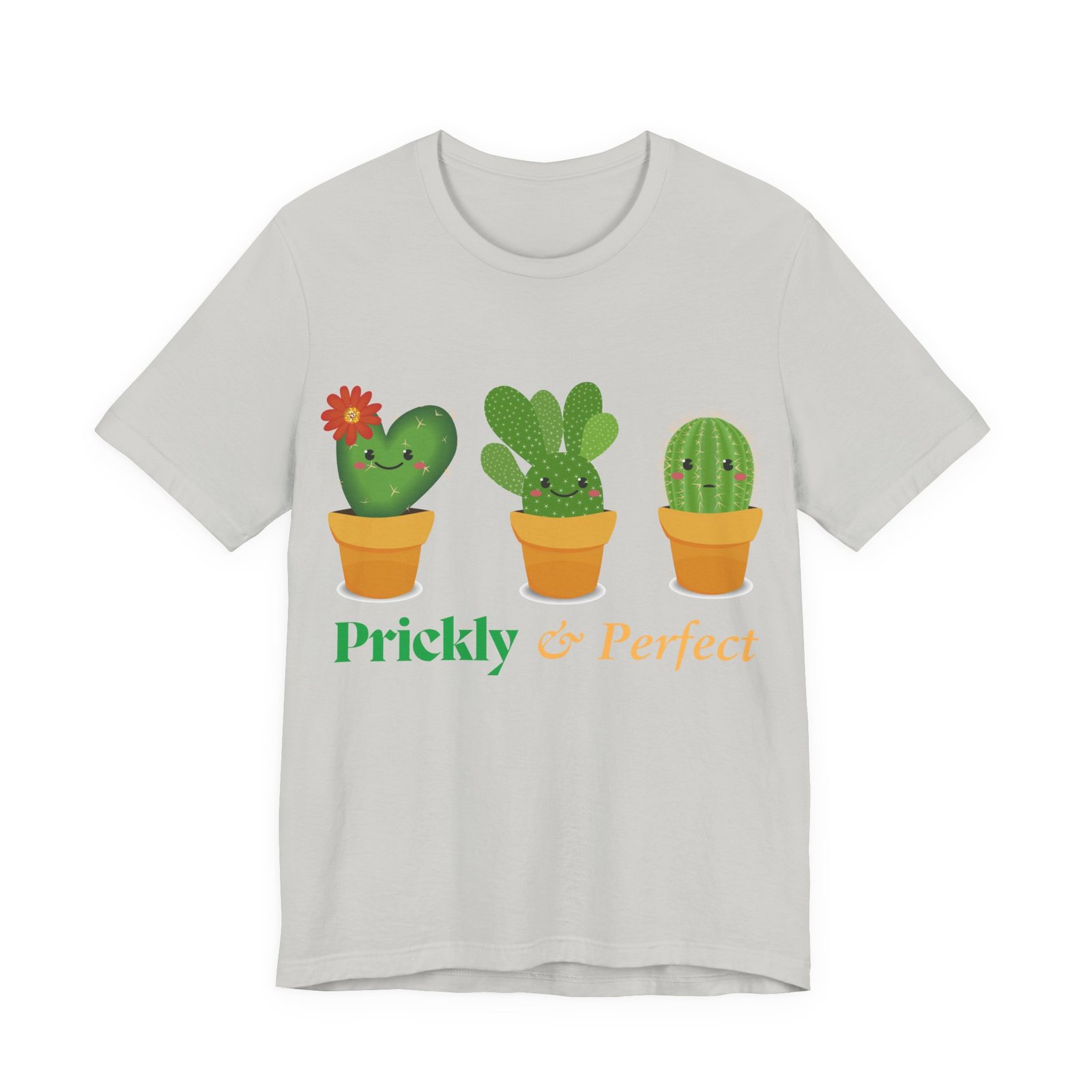 Cute Cactus Unisex Tee - Prickly & Perfect, Gift for Plant Lovers, Casual Wear, Summer Style, Gardening Gift, Eco-Friendly Fashion - Image 7