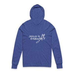 Jesus Is Enough Hoodie- Bella Canvas Unisex Christian Hoodie, Faith Inspired Graphic Sweatshirt, Bible Verse Apparel