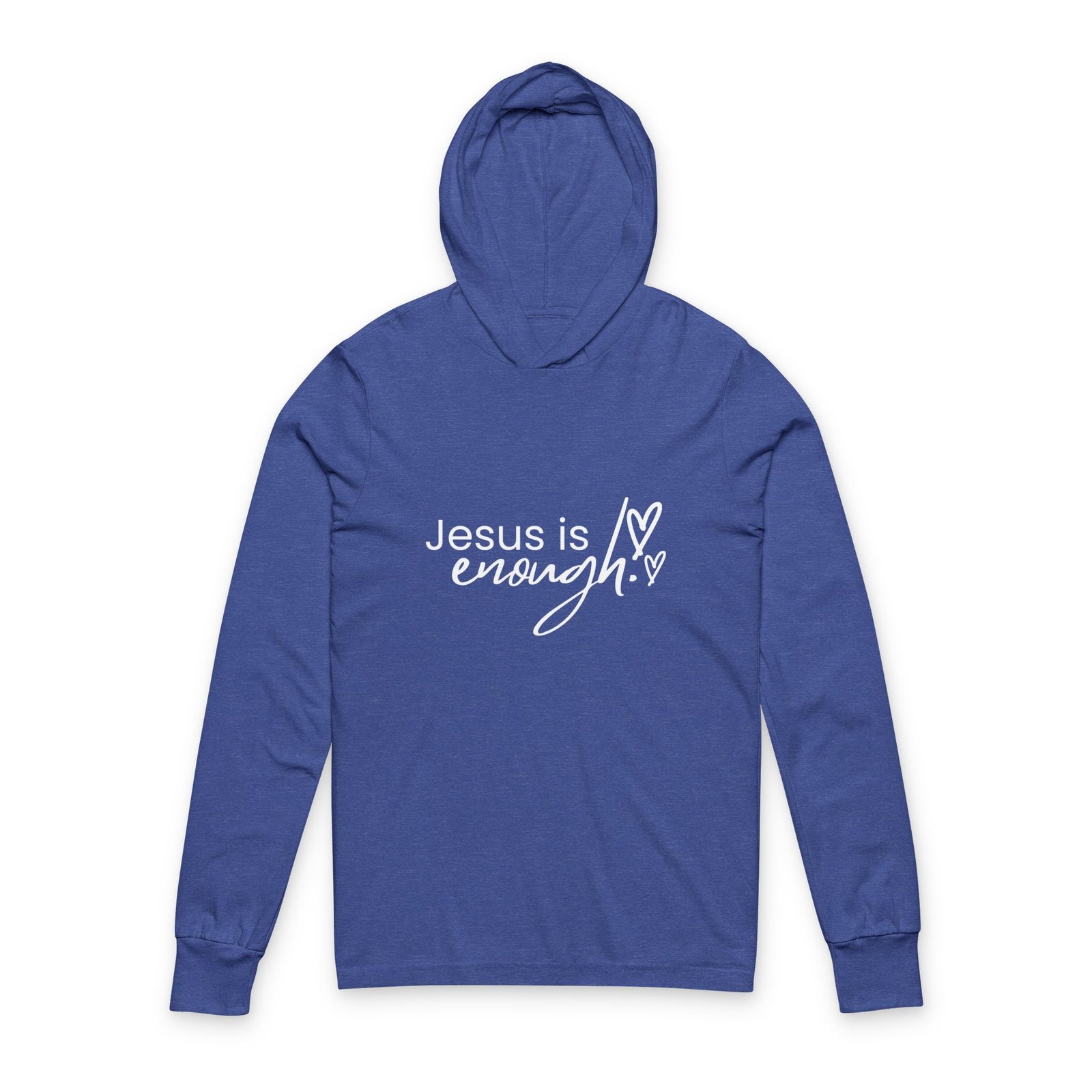 Jesus Is Enough Hoodie- Bella Canvas Unisex Christian Hoodie, Faith Inspired Graphic Sweatshirt, Bible Verse Apparel
