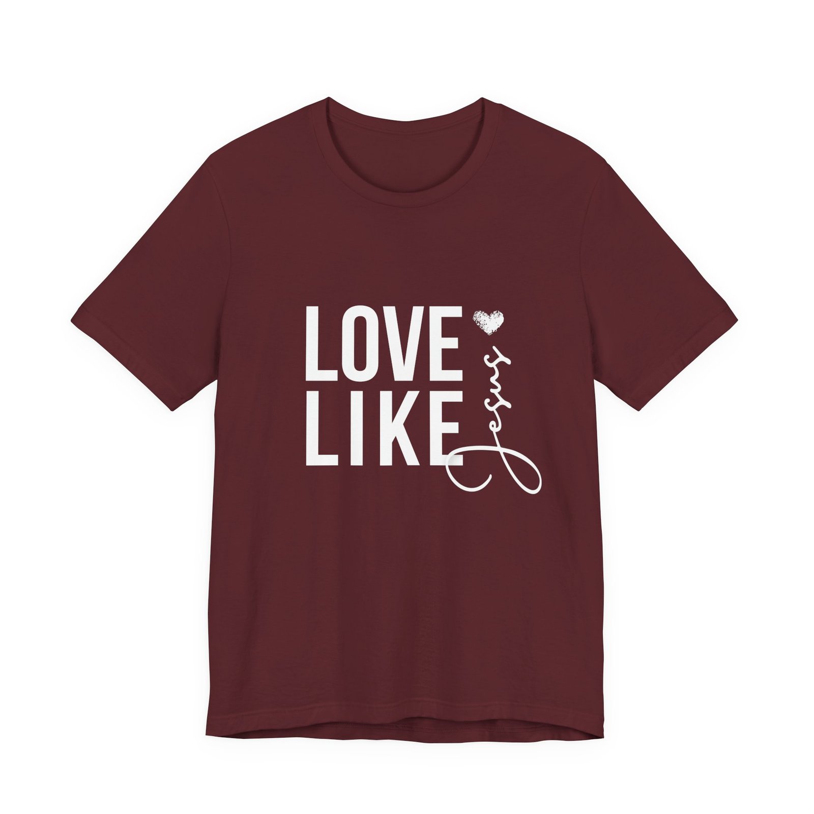 Love Like Jesus Shirt - Bella Canvas Unisex Christian T-Shirt, Faith Graphic Tee, Inspirational Bible Verse Shirt - Image 19