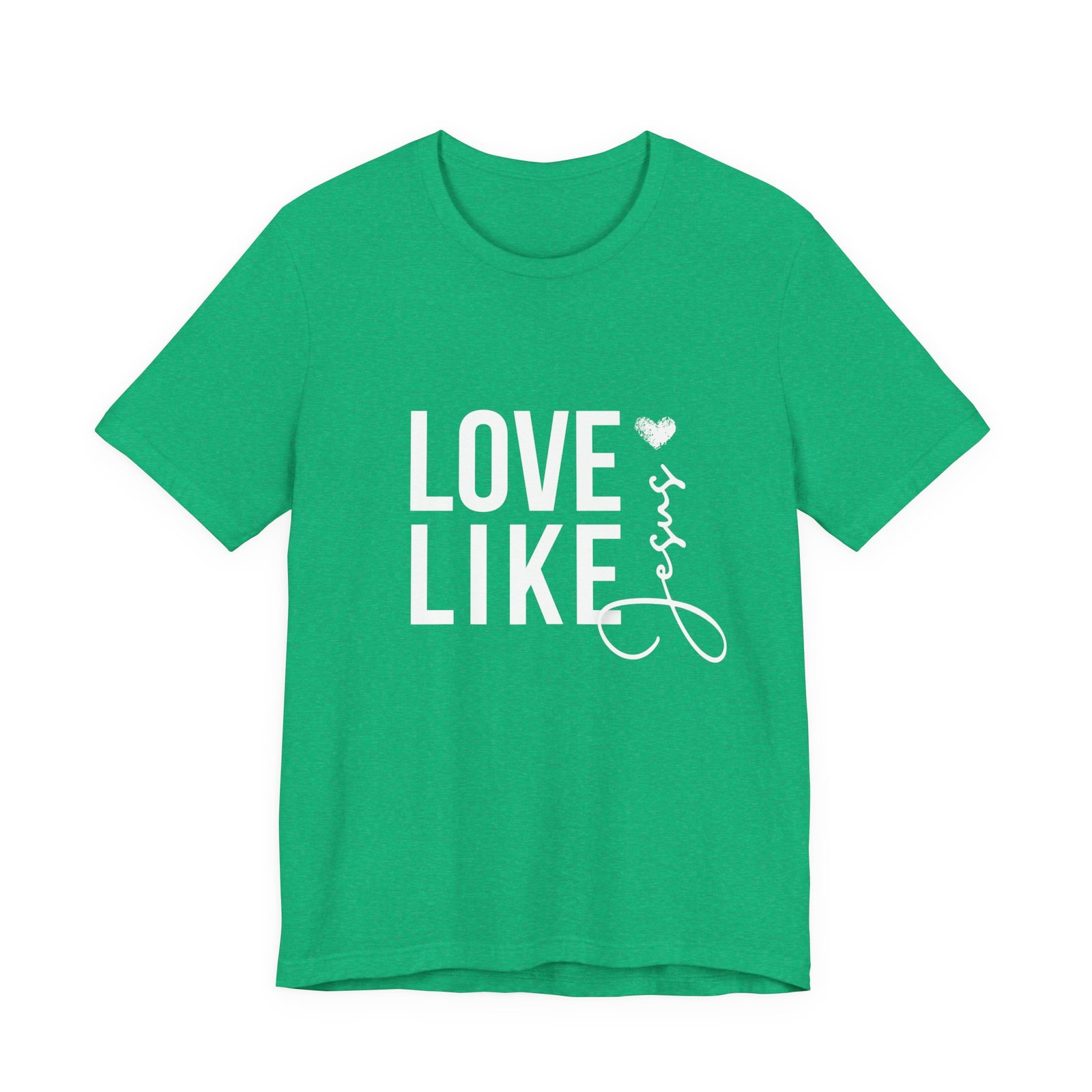 Love Like Jesus Shirt - Bella Canvas Unisex Christian T-Shirt, Faith Graphic Tee, Inspirational Bible Verse Shirt - Image 8