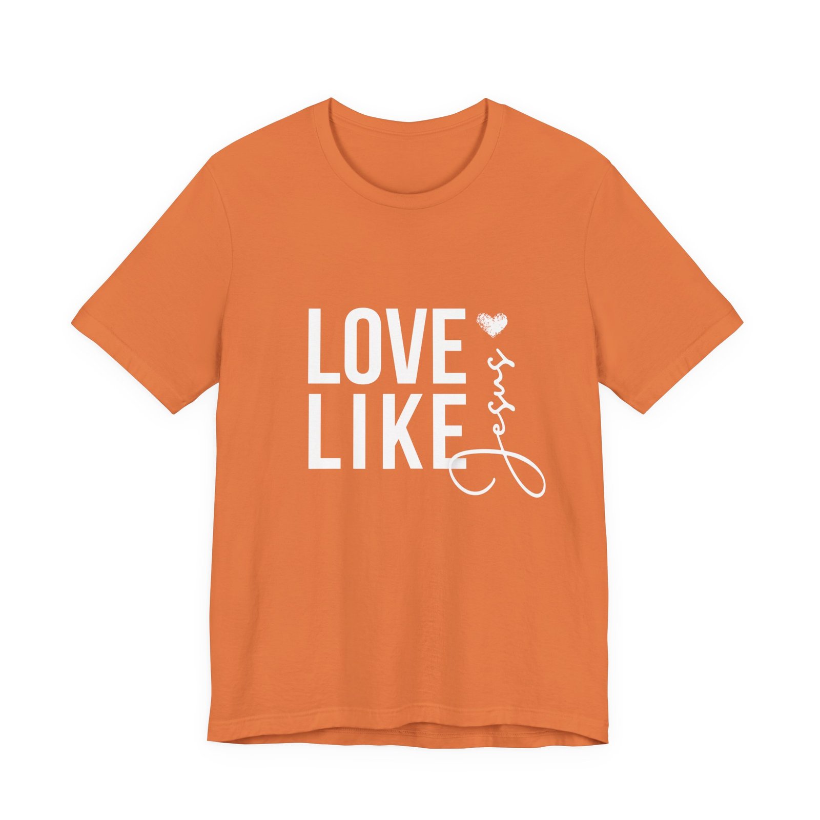 Love Like Jesus Shirt - Bella Canvas Unisex Christian T-Shirt, Faith Graphic Tee, Inspirational Bible Verse Shirt - Image 4