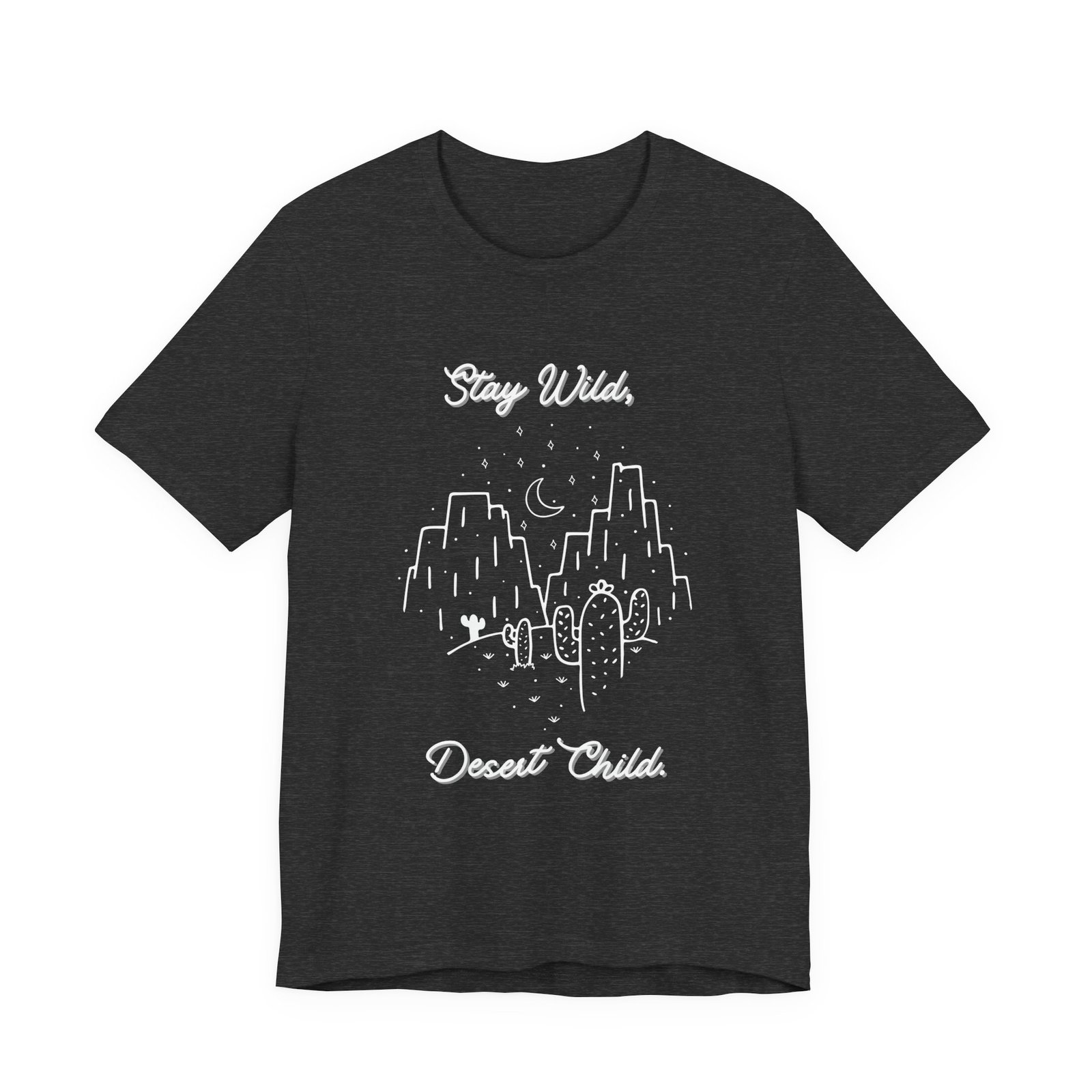 Stay Wild Desert Child Shirt - Bella Canvas Unisex T-Shirt, Boho Western Graphic Tee, Adventure Desert Vibes Apparel - Image 12