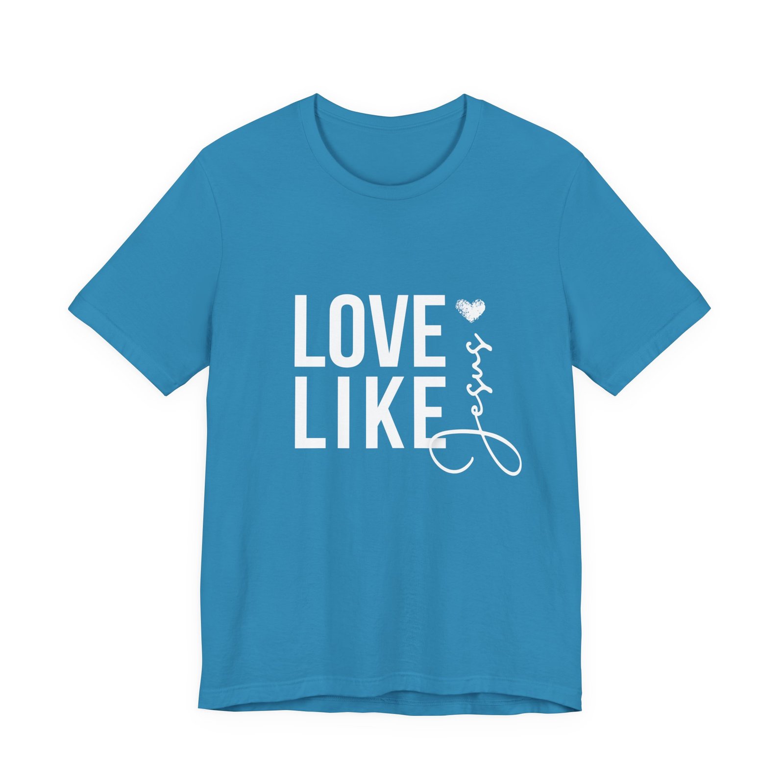 Love Like Jesus Shirt - Bella Canvas Unisex Christian T-Shirt, Faith Graphic Tee, Inspirational Bible Verse Shirt - Image 11