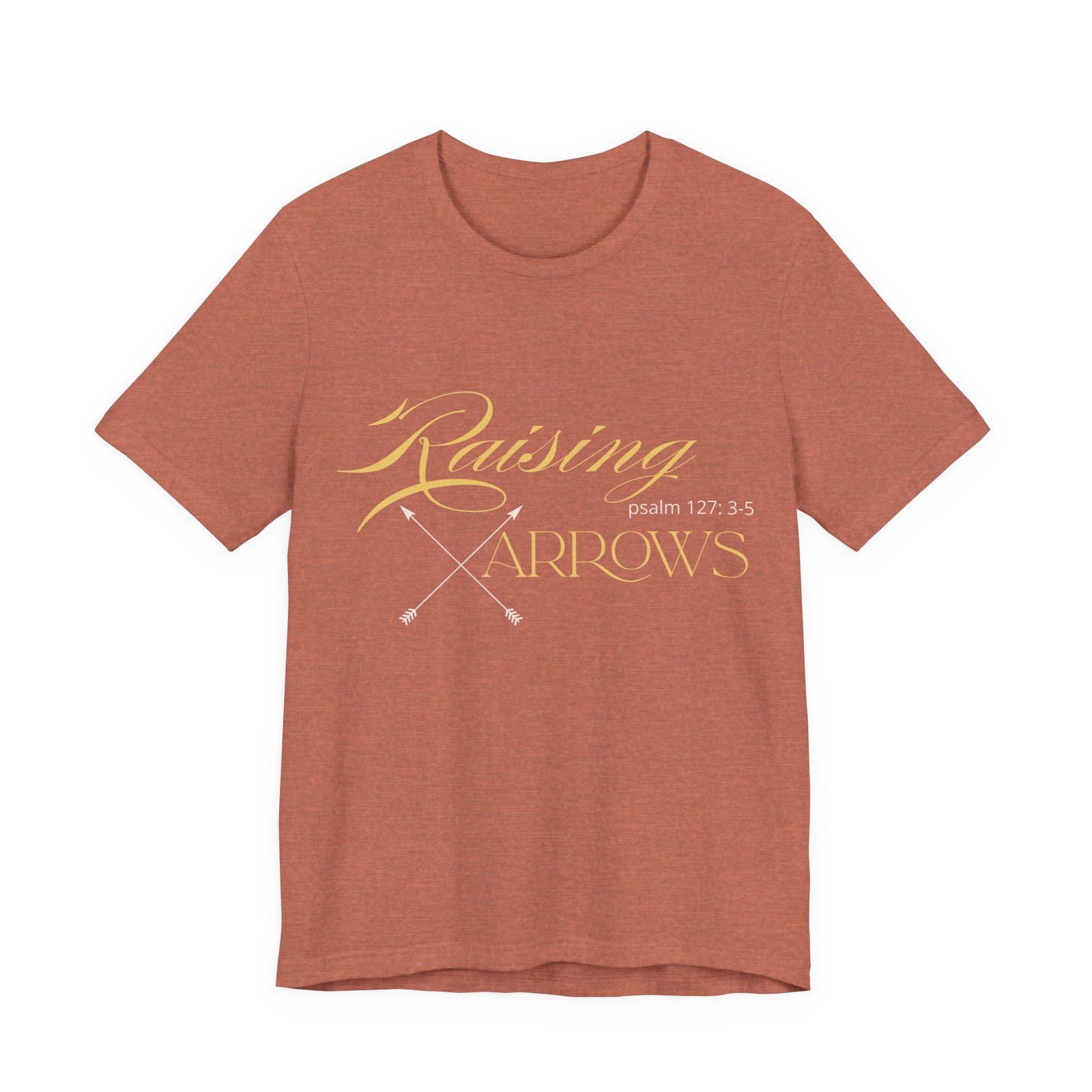 Raising Arrows Shirt - Unisex Christian T-Shirt, Psalm 127:3-5, Mom, Homeschool Mom & Private School Spirit Wear - Image 2