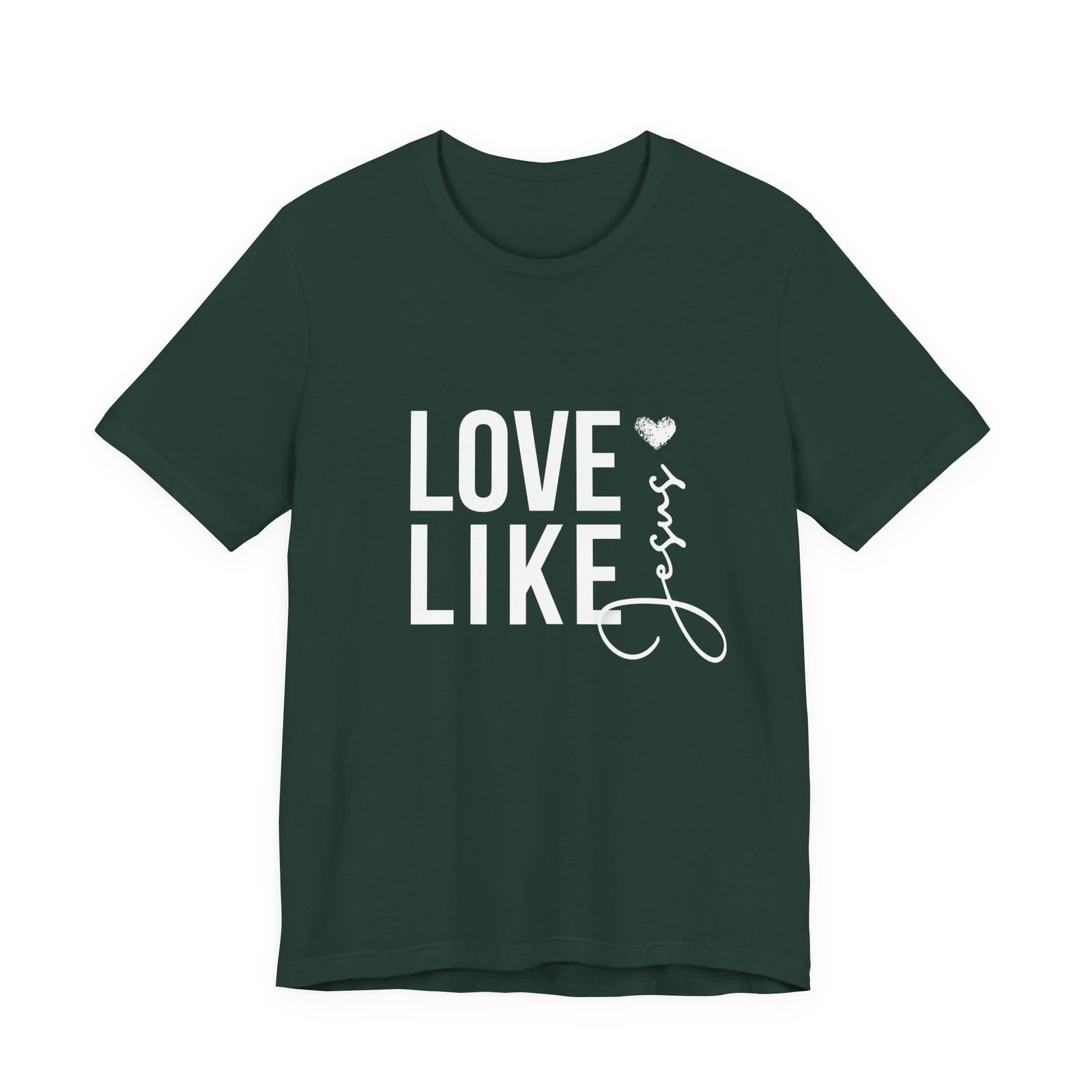 Love Like Jesus Shirt - Bella Canvas Unisex Christian T-Shirt, Faith Graphic Tee, Inspirational Bible Verse Shirt - Image 10