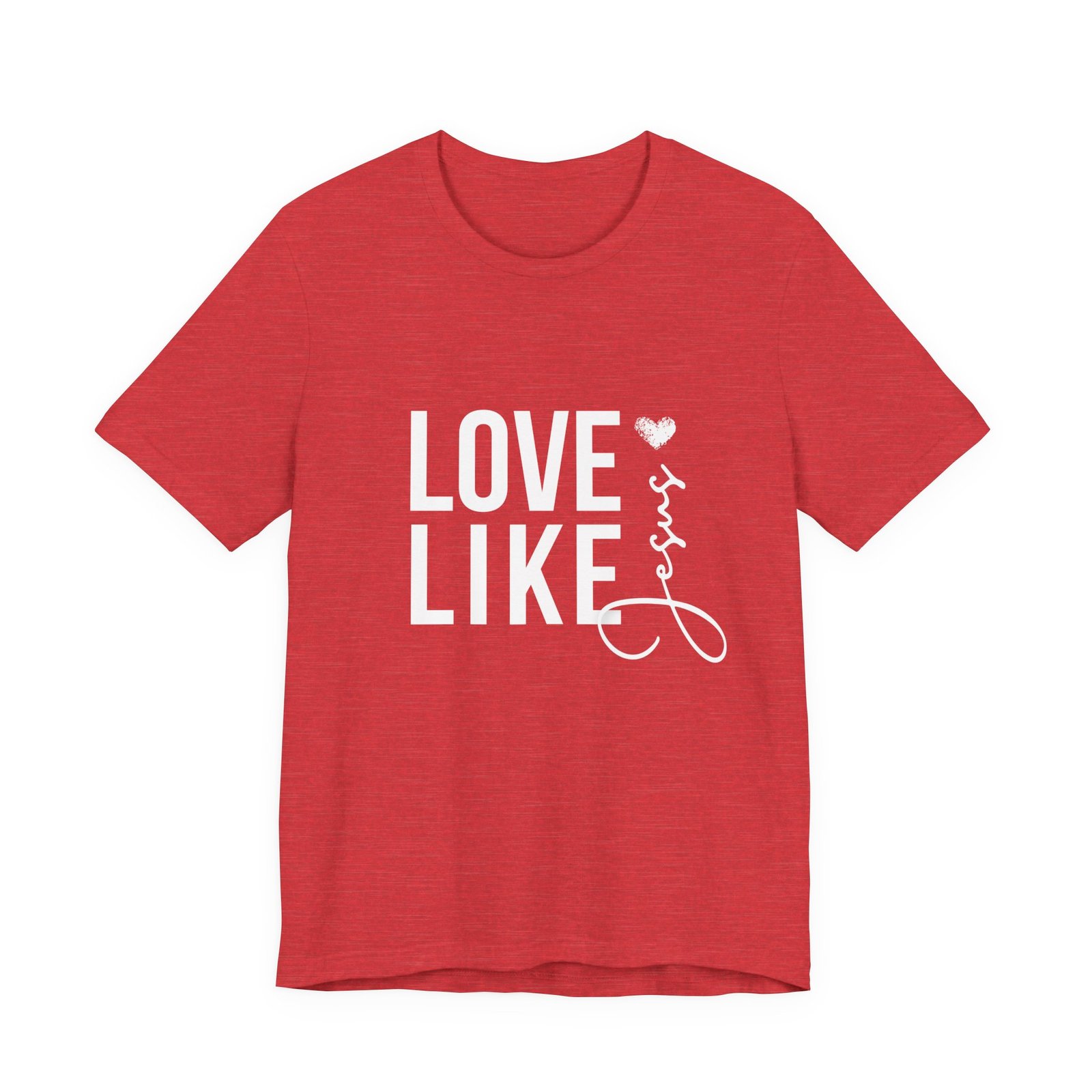 Love Like Jesus Shirt - Bella Canvas Unisex Christian T-Shirt, Faith Graphic Tee, Inspirational Bible Verse Shirt - Image 20