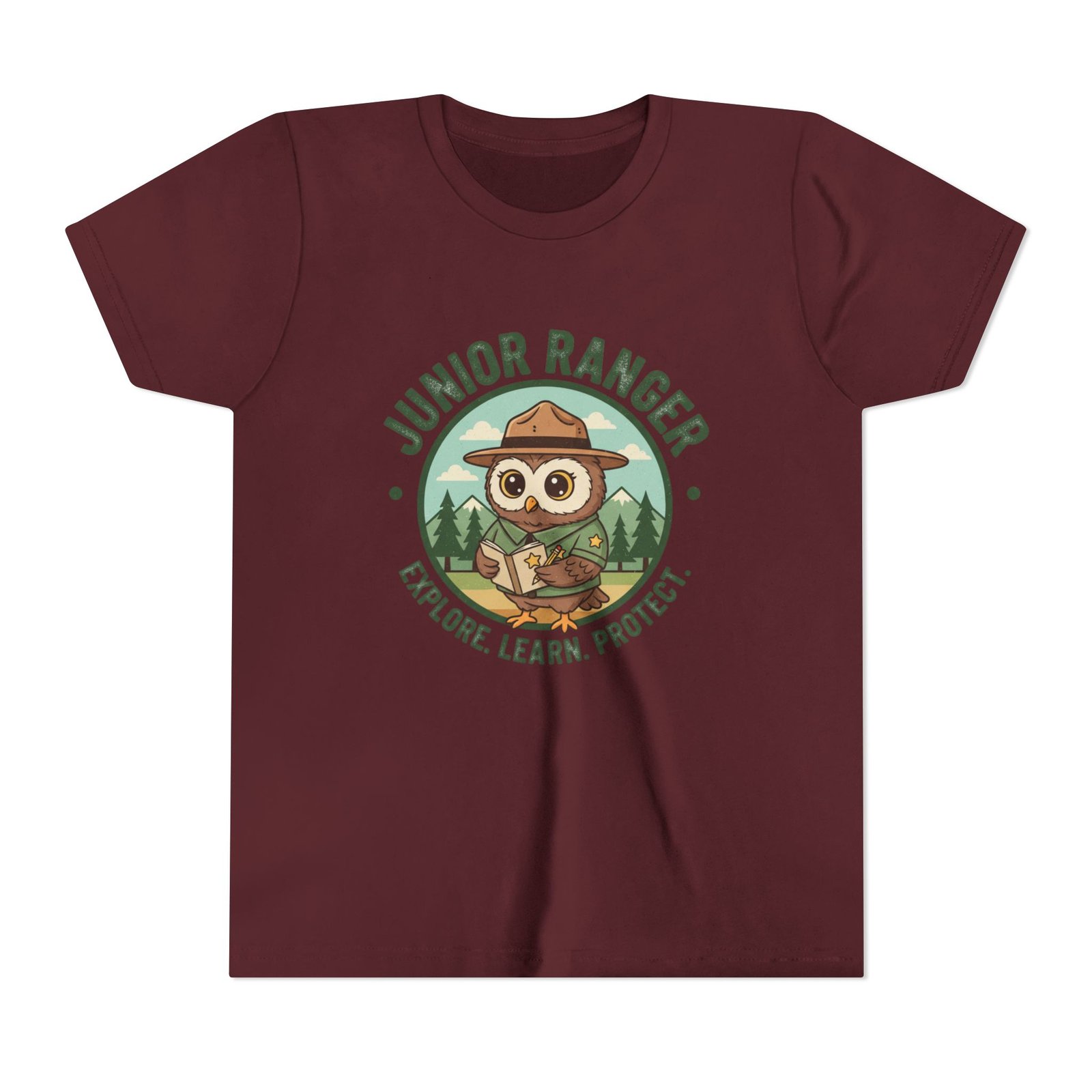 Junior Ranger Explore Learn Protect Youth T-Shirt - National Parks Kids Tee, Adventure Nature Shirt for Young Explorers - Image 8