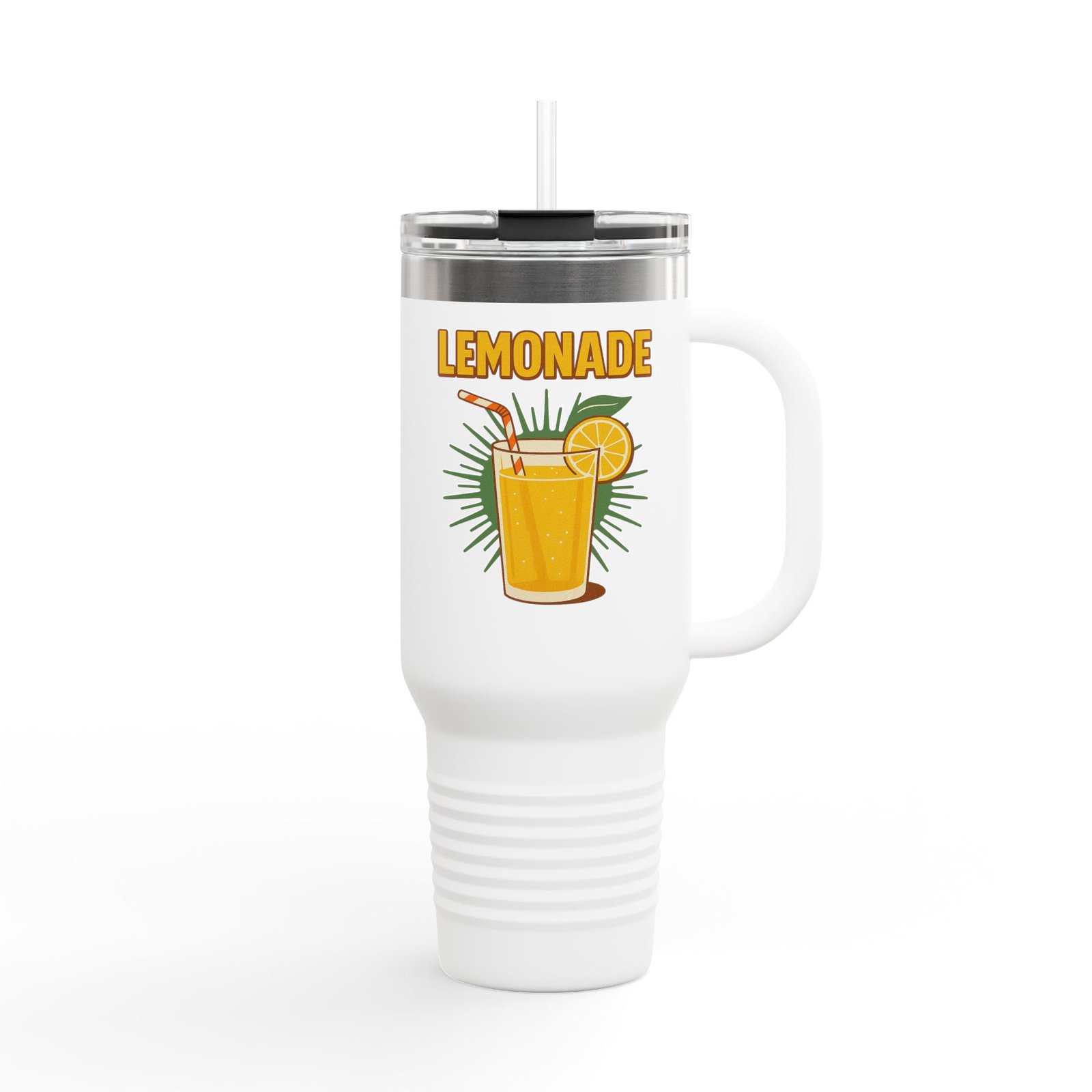 40oz Insulated Travel Mug — Retro "Lemonade" Illustration (Forrest Frank & The Figs) - Image 3