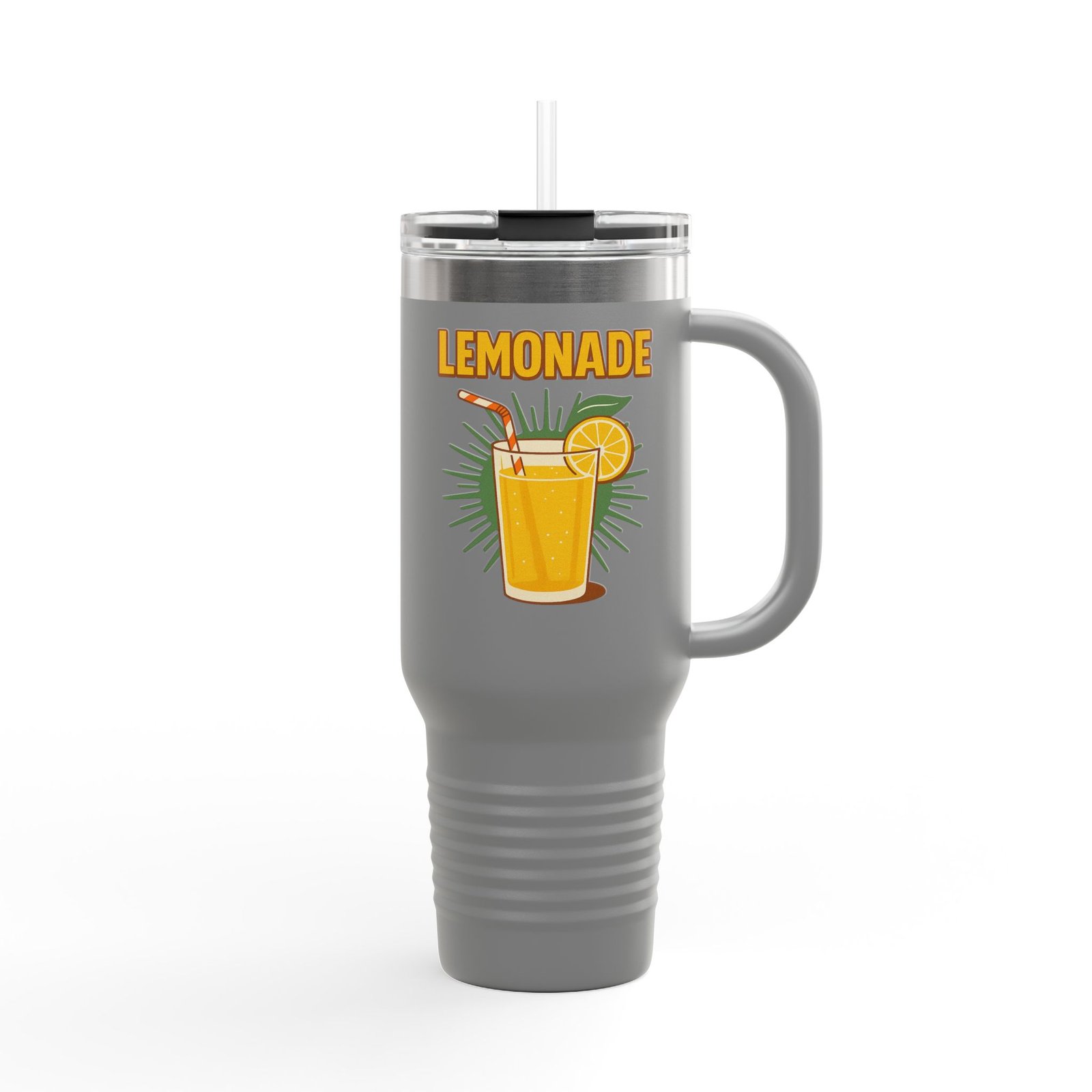 40oz Insulated Travel Mug — Retro "Lemonade" Illustration (Forrest Frank & The Figs) - Image 7