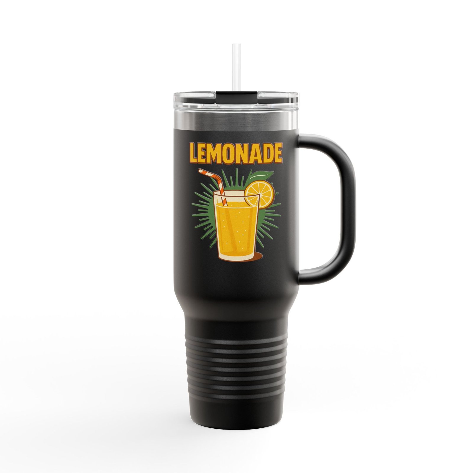 40oz Insulated Travel Mug — Retro "Lemonade" Illustration (Forrest Frank & The Figs) - Image 5