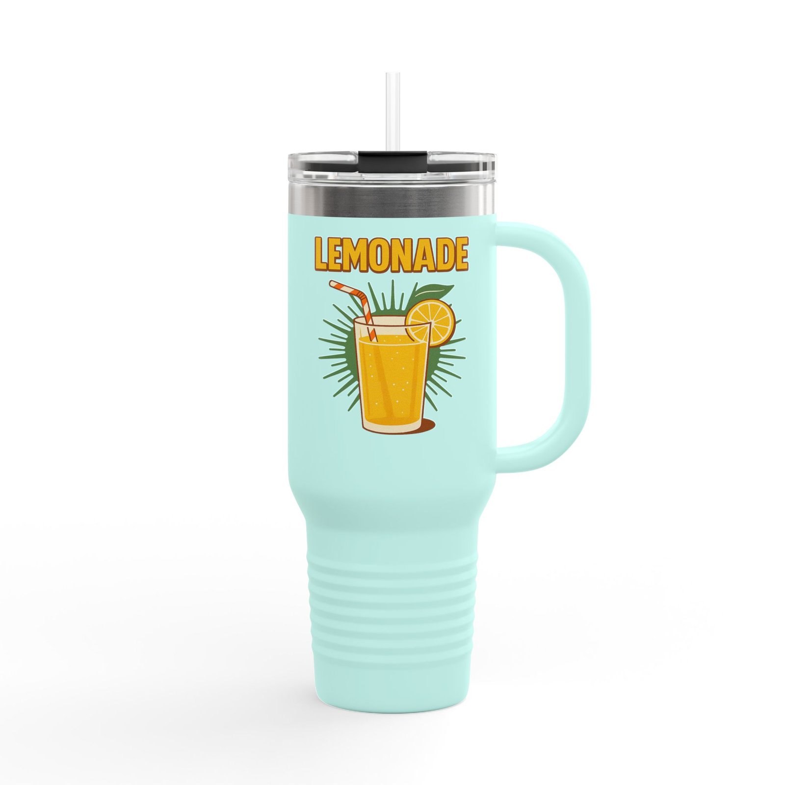 40oz Insulated Travel Mug — Retro "Lemonade" Illustration (Forrest Frank & The Figs) - Image 8