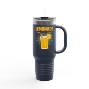 40oz Insulated Travel Mug — Retro "Lemonade" Illustration (Forrest Frank & The Figs)