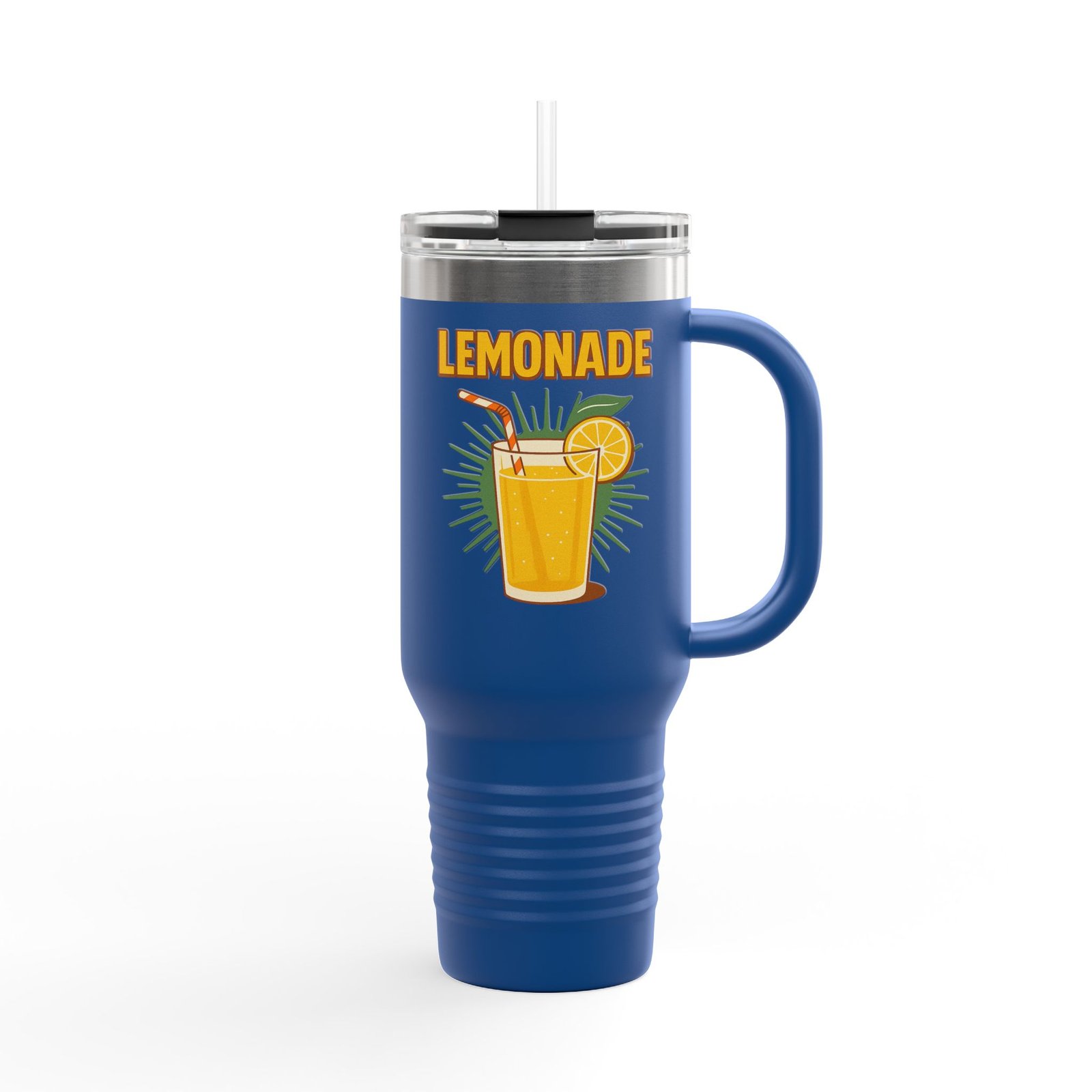 40oz Insulated Travel Mug — Retro "Lemonade" Illustration (Forrest Frank & The Figs) - Image 9