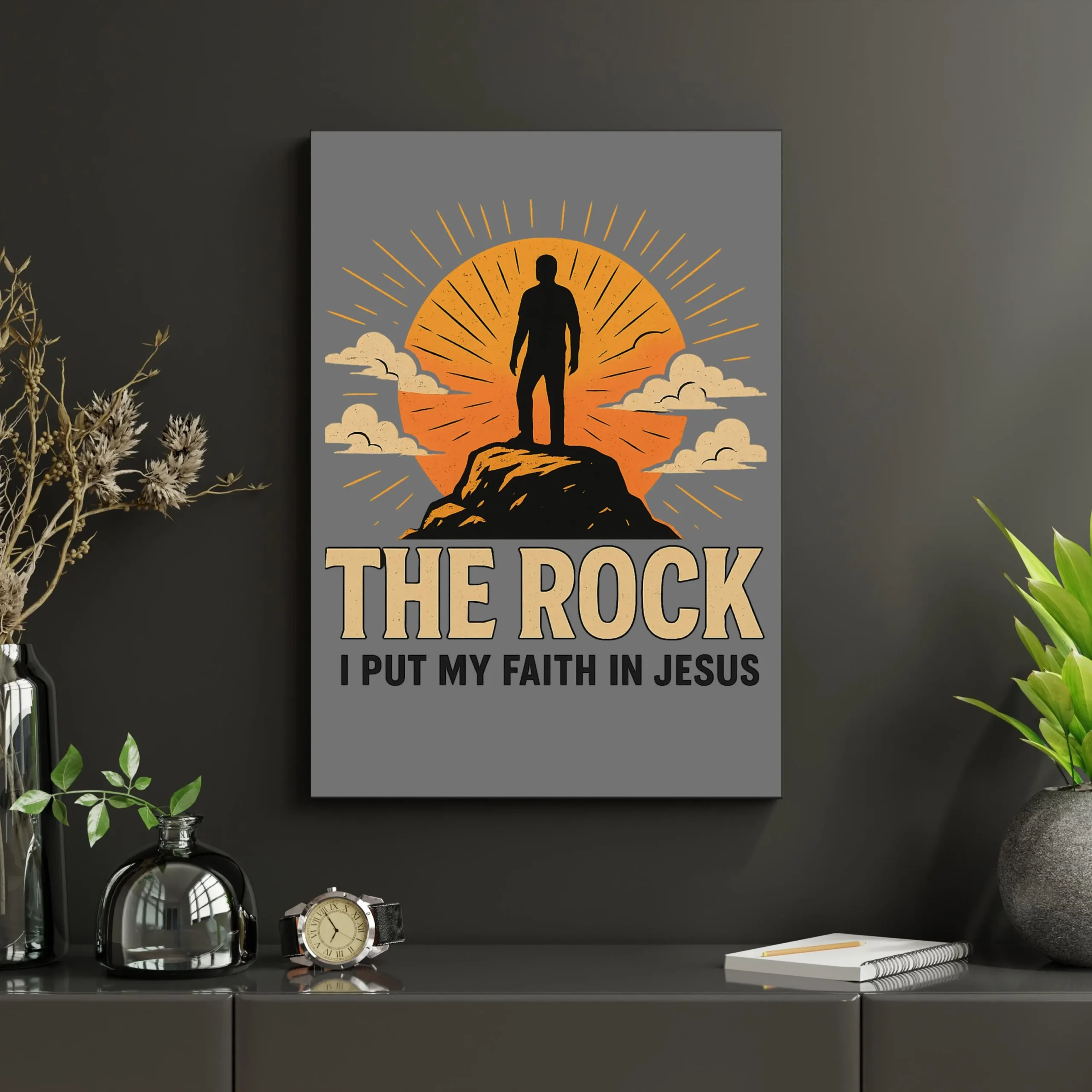 Faith in Jesus Christian Wall Art Printable: Worship Song Scripture (Digital Download) - Image 4