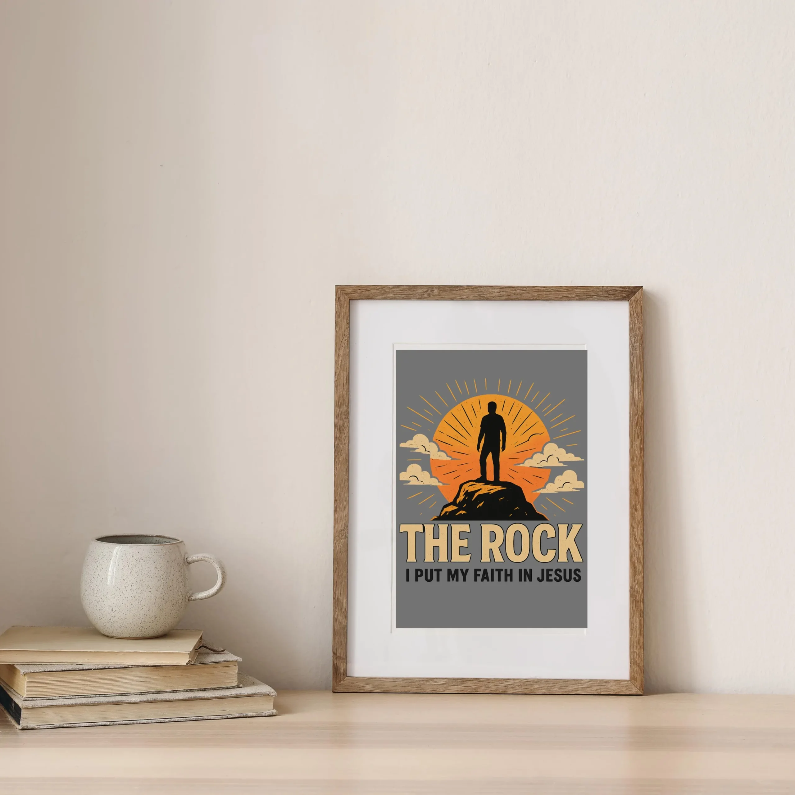 Faith in Jesus Christian Wall Art Printable: Worship Song Scripture (Digital Download) - Image 2