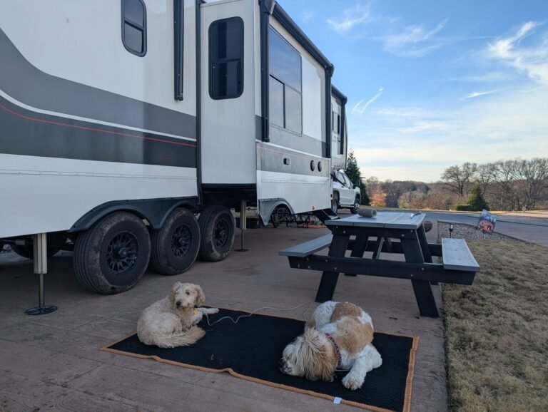 Our site at The Ridge Outdoor Resort
